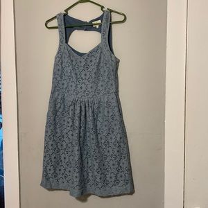 ✨ Anthropologie Blue Lace Dress Sz M